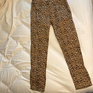 Size 4 leopard jeans
